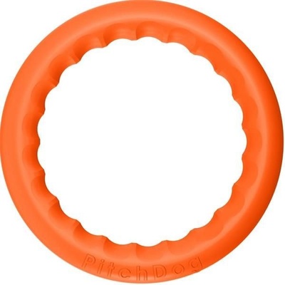 PitchDog Hračka tréningový penový kruh oranžový 20 cm