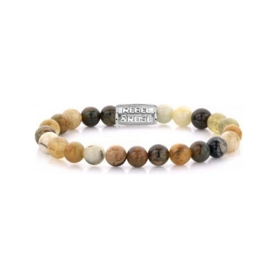 Rebel & Rose unisex náramek Forrest Morning 8 mm RR-80061-S-M