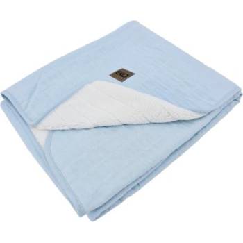 Eko ЕКО Муселинено одеяло с подплата Blue 75x90 см