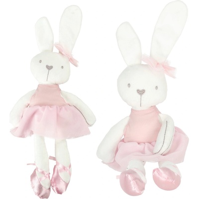 KIK maskot králik v ružových šatách 42 cm