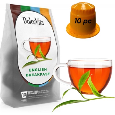 Italfoods Dolce Vita Nespresso English breakfast čaj kapsle 10 ks