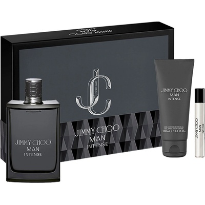 Jimmy Choo Парфюм Intense, FR M, Eau de toilette, 100 ml, в комплект с парфюм 7.5 ml и душ гел 100 ml, мъжки