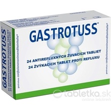 Gastrotuss antirefluxné žúvacie tablety 24 tabliet