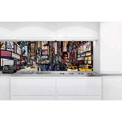 DIMEX KI-180-040 Fototapeta do kuchyne Námestie Times Square, rozmery 180 x 60 cm