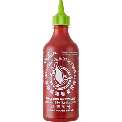 Flying Goose Chilli omáčka Sriracha hot s citrónovou trávou 455 ml