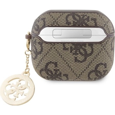 Guess 4G Script PC/PU Charm Pouzdro pro AirPods 3 GUA3P4E4CDW – Zboží Živě