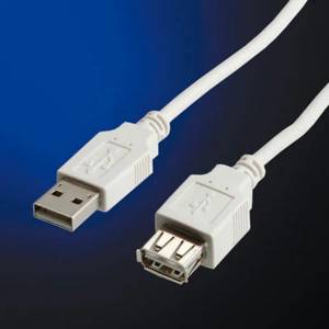 Roline Cable USB2.0 A-A M/F, 3m, Value 11.99. 8961 (11.99.8961)