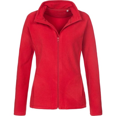 Stedman classic fleece jacket st5100 / Дамско поларено яке с цип - алено червено s (st5100sres)