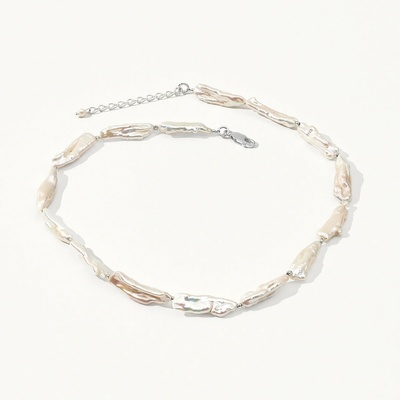 SilveAmo Choker z barokních perel K001