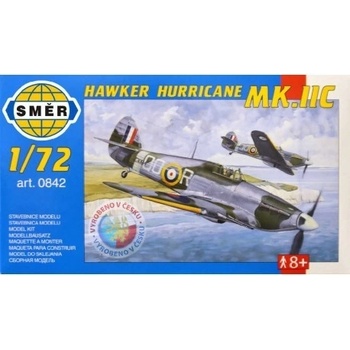 Směr Model letadlo Hawker Hurricane MK IIC stavebnice letadla 1:72