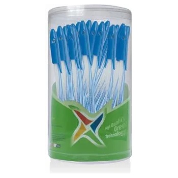 FlexOffice Химикалка, 0, 3 мм, капачка, FLEXOFFICE "Candee", синя FO-027B (FO-027B)