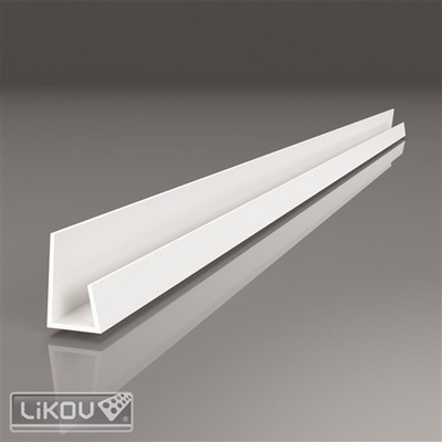 LIKOV Lišta PVC lemovací pro SDK desky G-E PVC š. 15mm, délka 3m