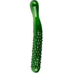 X Fun Стъклено дилдо "glass cucumber" 18 см. Двустранно