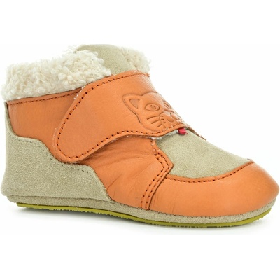 Affenzahn Crawling Shoe Leather Growy Cat