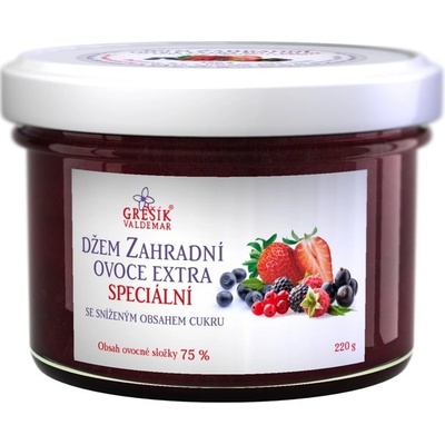 Grešík džem Záhradné ovocie extra Špeciálne 220 g