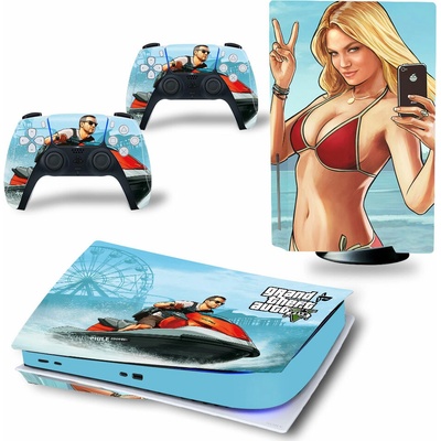 Polep na konzoli - Grand Theft Auto 5 v1, TN-PS5Disk-8646