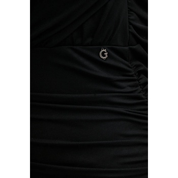 GUESS Рокля Guess CINTHIA в черно къса с кройка по тялото W5GK0D KBAH2 (W5GK0D.KBAH2)