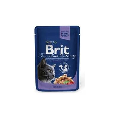 Brit Premium Cat with Cod Fish 5 x 100 g