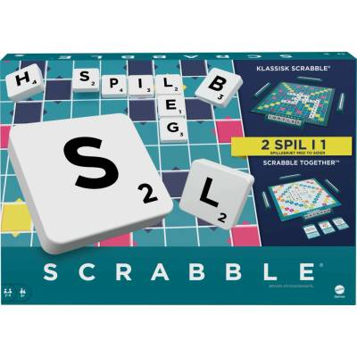 Mattel Scrabble ORIGINÁL Dánsko