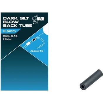 Kevin Nash Hadička Blow Back Tube Dark Silt 1,0 mm 50 ks
