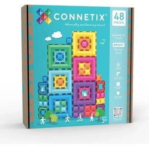 Connetix CONNETIX® Bright Portal Pack магнитен строителен комплект 48 бр (CT-B-00048-PP)