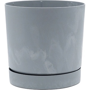 Саксия tubo p beton ф18 см сиво (04-1348)