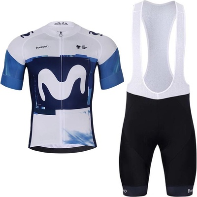 Bonavelo krátky a krátke nohavice MOVISTAR 2025 biela/modrá/čierna