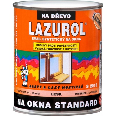 Lazurol na okna standard S2015 0,6 l Bílá