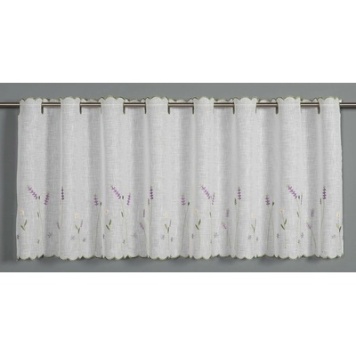 Biela záclona 135x45 cm Lavender – Sehlbach