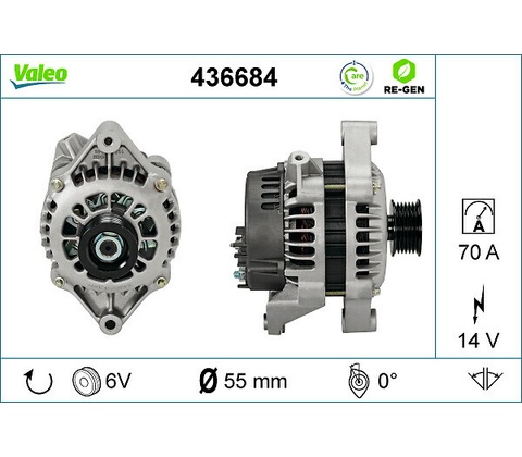 Alternátor VALEO 436684