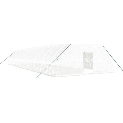 vidaXL s ocelovým rámem bílý 120 m² 20x6x2,85 m