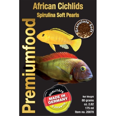 DiscusFood African cichlid spirulina pearls 80 g, 175 ml