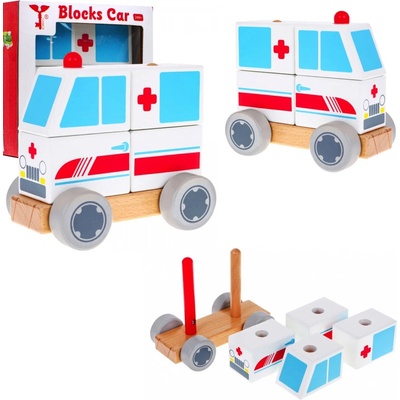 Joko Skladačka auto Sanitka s kolesami