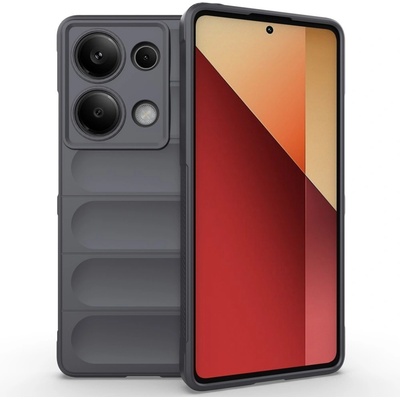 Rugg odolný gelový obal na Xiaomi Redmi Note 13 Pro 4G/Poco M6 Pro tmavěšedý