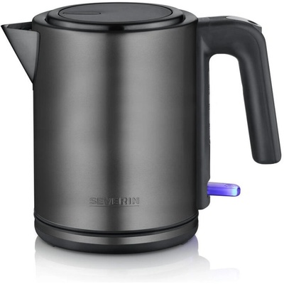 Severin WK 9342 Чайник Нержавеющая сталь, Черный (WK 9342)