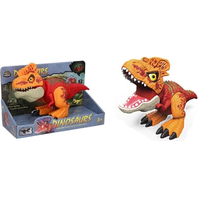Wiky Dinosaurus s efektmi červený 26,5 cm