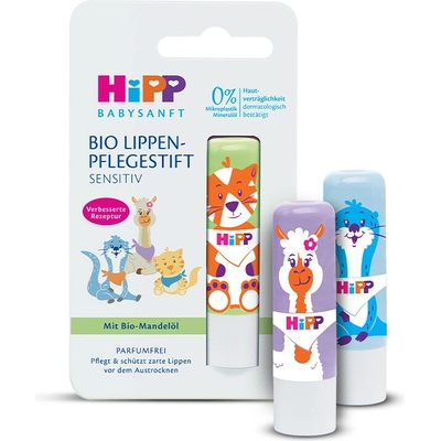 HiPP BabySANFT Balzam na pery ultra-sensitiv, s bio mandľovým olejom 4,8 g