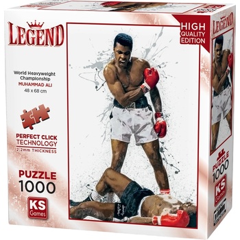 KS Games Пъзел KS Games от 1000 части - Мохамед Али (20724)