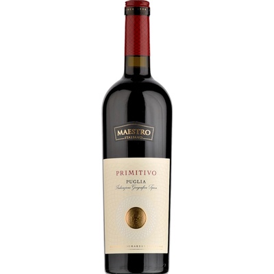 Cielo E Terra Maestro Primitivo Puglia červené 2021 13,5% 0,75 l (čistá fľaša)