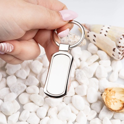 Art gift Правоъгълен метален ключодържател