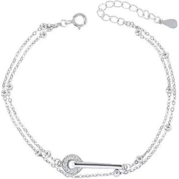 Silenti Jewelry Сребърна гривна "Ключ