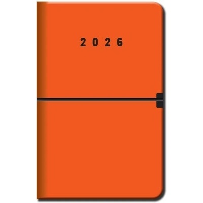 Capri Mini A6 týždenný 2026 oranžový