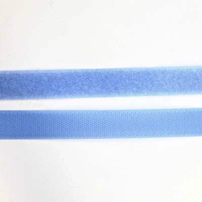 Pro Háčkování Suchý zip, 20 mm, komplet světle modrá