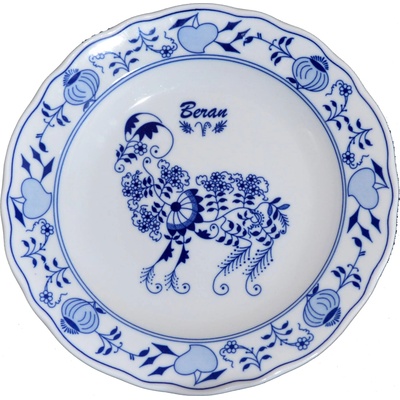 Cibulak Tanier zverokruh horoskop BARAN 24cm Originálny Český Porcelán Dubí