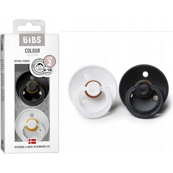 Bibs Colour kaučuk 2ks Black White 120219