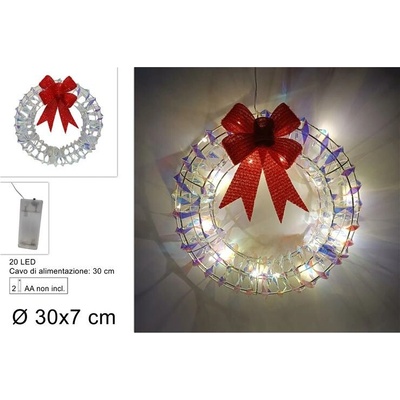 MAKRO Veniec 58x66cm LED mašľa