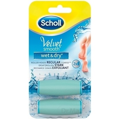 Scholl Velvet Smooth Wet & Dry hrubé 2 ks