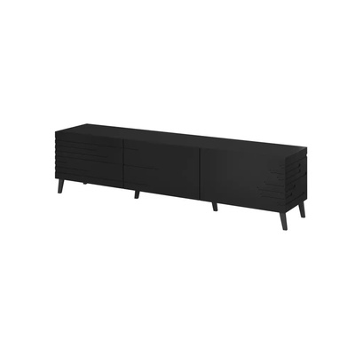 Cama meble Шкаф Cama RTV NOVA 186x40x48 черен мат (NOVA RTV CZ)