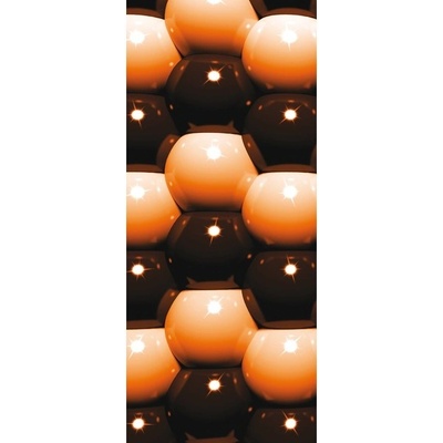 Preinterier DV0206 Fototapeta na stenu Oranžové guľvôčky vlies 91cm x 211cm