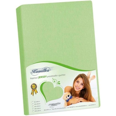 Bellatex Jersey prostěradlo Kamilka jarní zelené 140x200